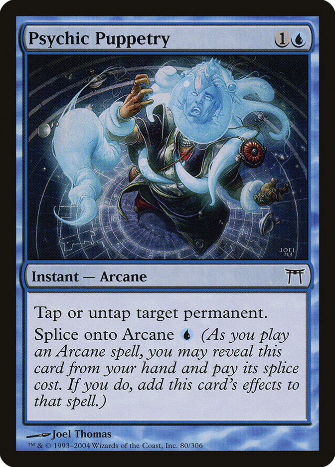 Psychic Puppetry card front