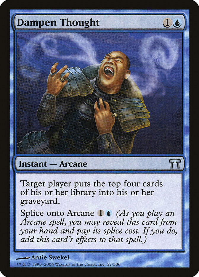 Dampen Thought card front