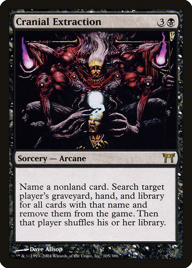 Cranial Extraction card front