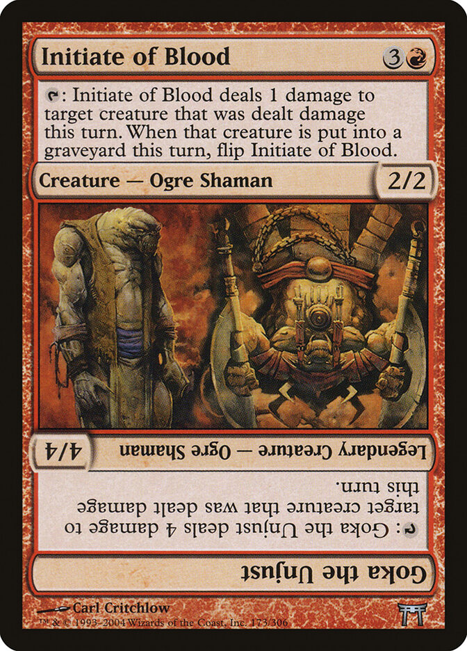 Initiate of Blood card front