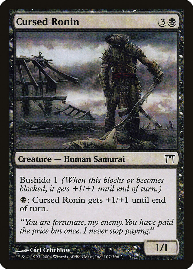 Cursed Ronin card front