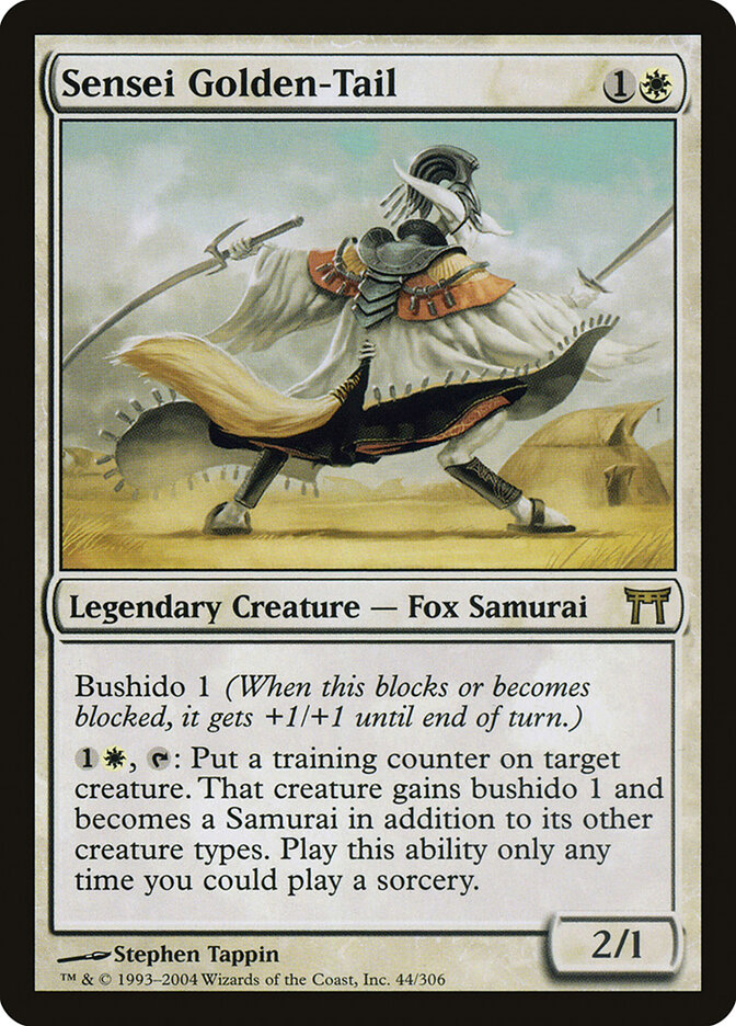 Sensei Golden-Tail card front