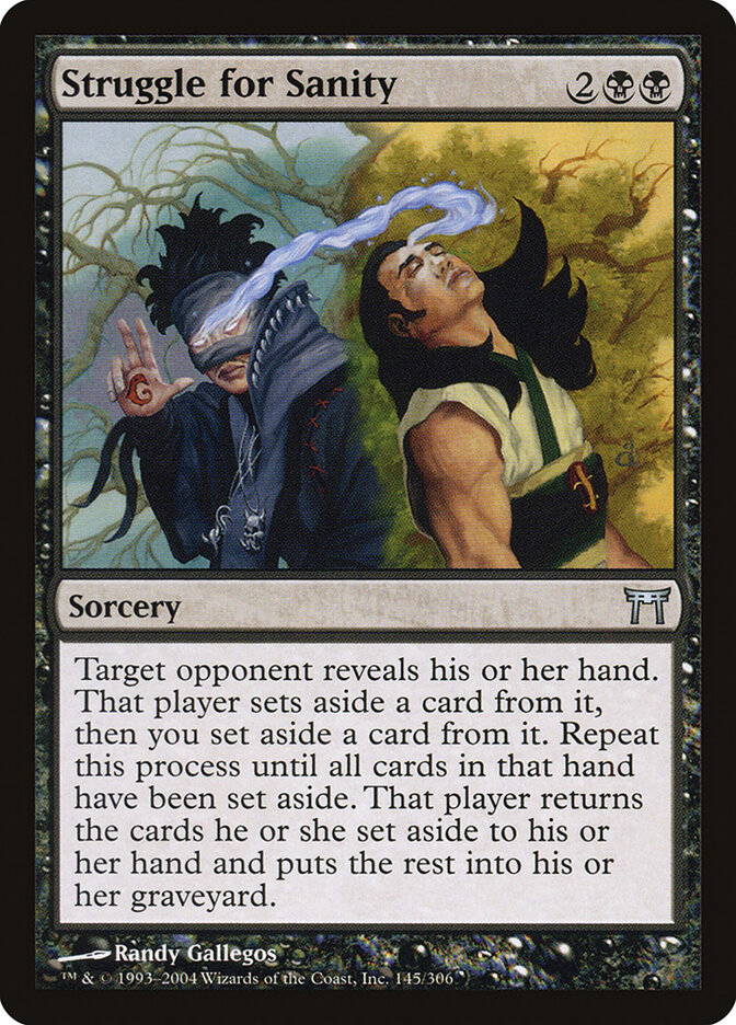 Struggle for Sanity card front