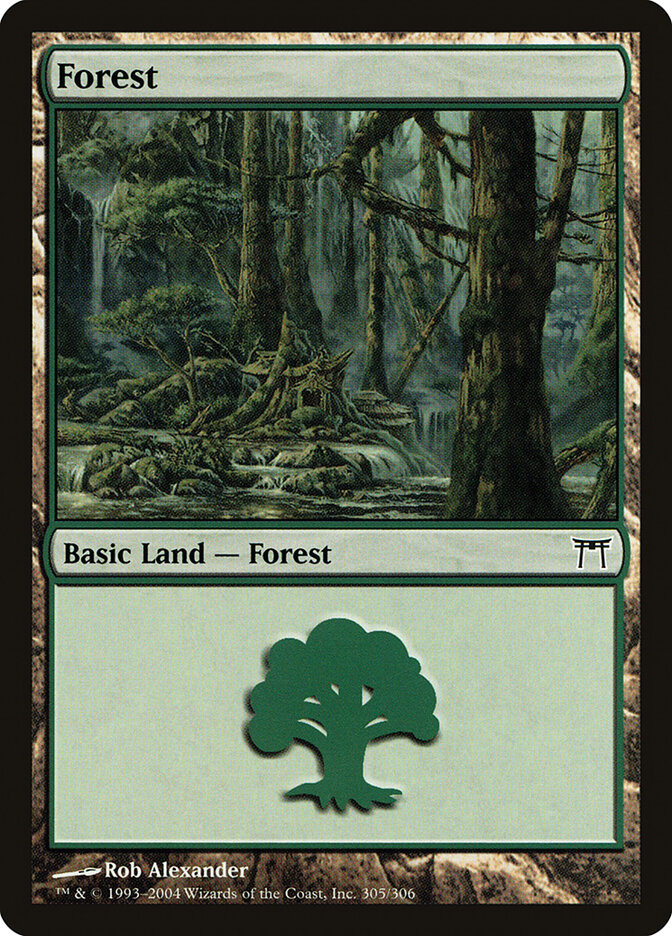 Forest card front
