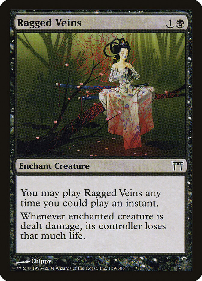 Ragged Veins card front