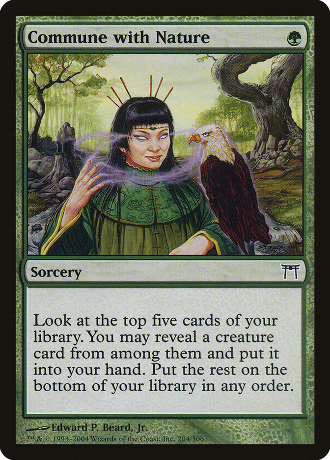 Commune with Nature card front