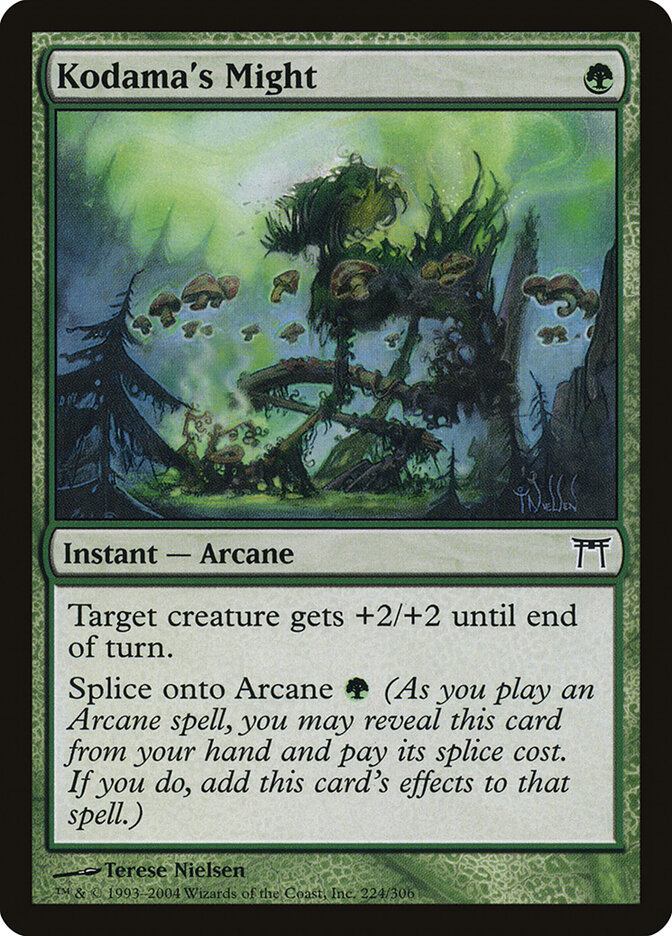 Kodama's Might card front