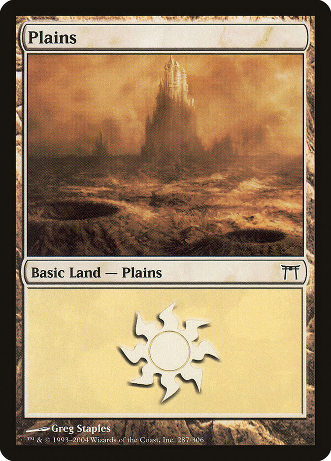Plains card front