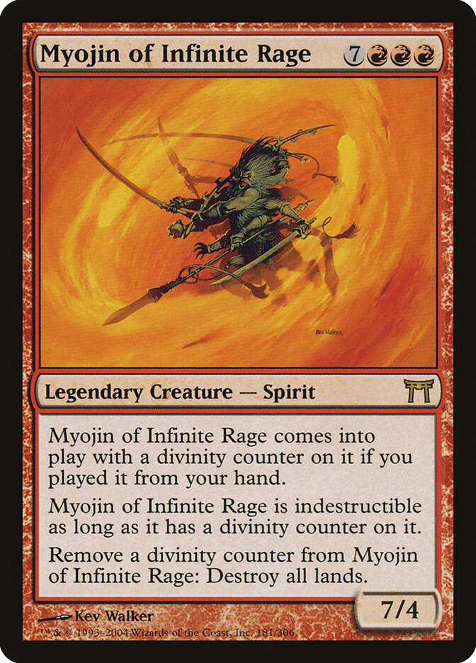 Myojin of Infinite Rage card front