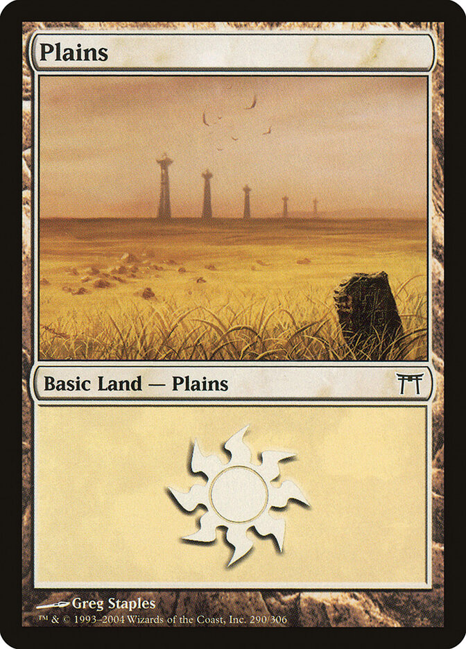 Plains card front