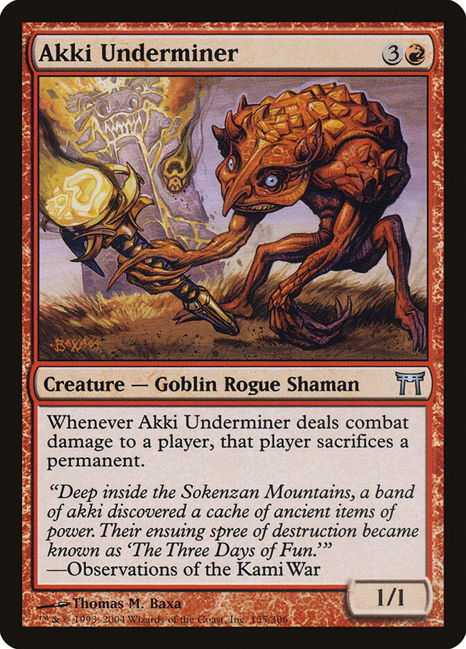 Akki Underminer card front