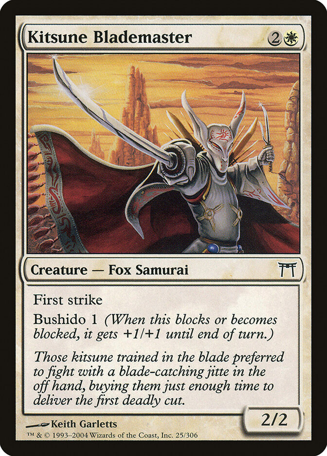 Kitsune Blademaster card front