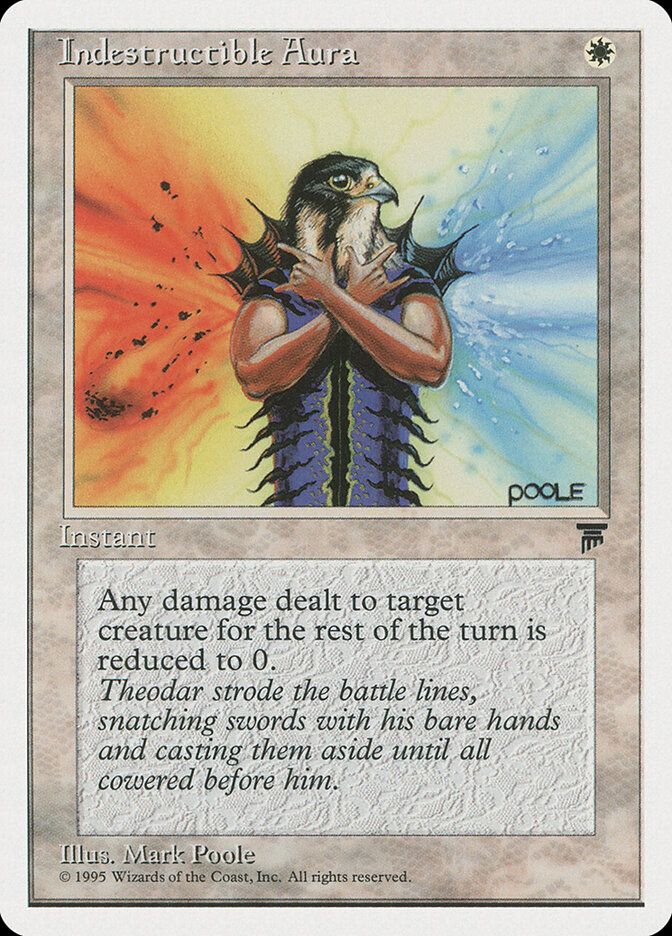 Indestructible Aura card front