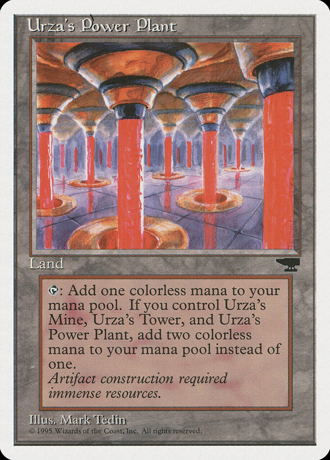 Urza's Power Plant card front