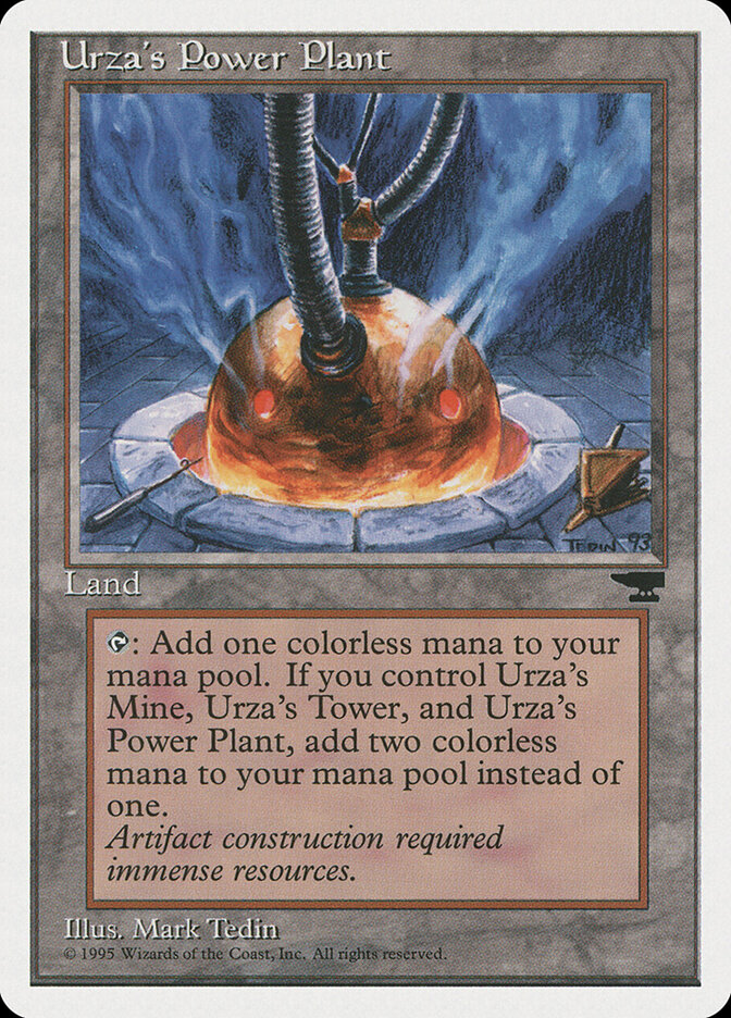 Urza's Power Plant card front