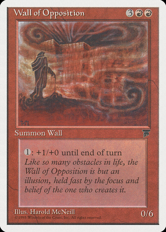 Wall of Opposition card front