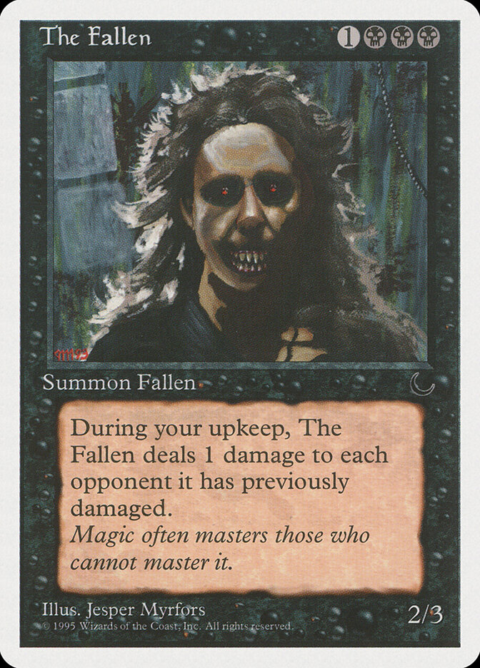 The Fallen card front