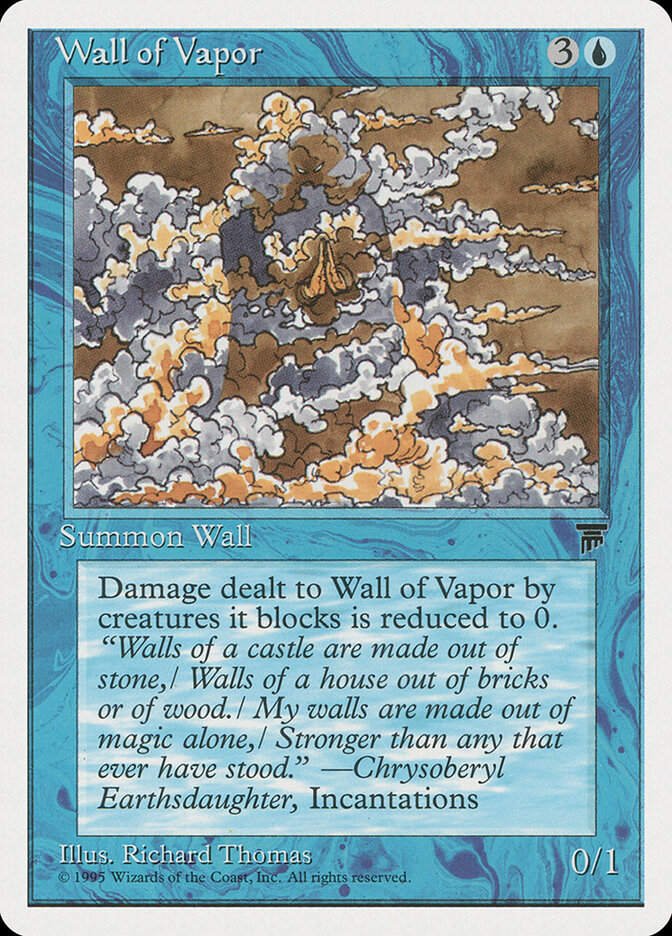 Wall of Vapor card front