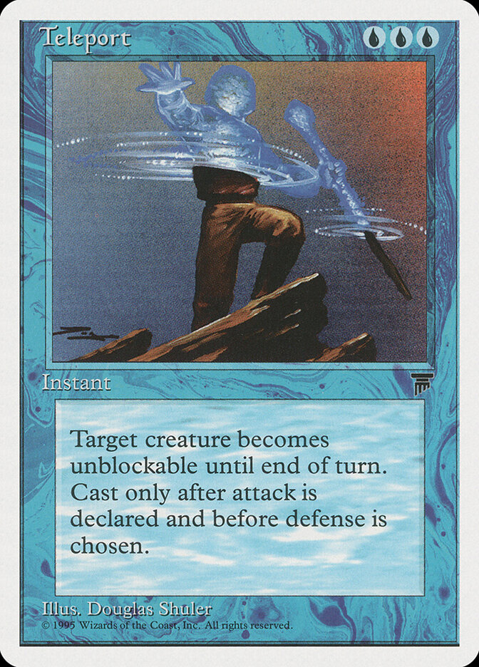 Teleport card front