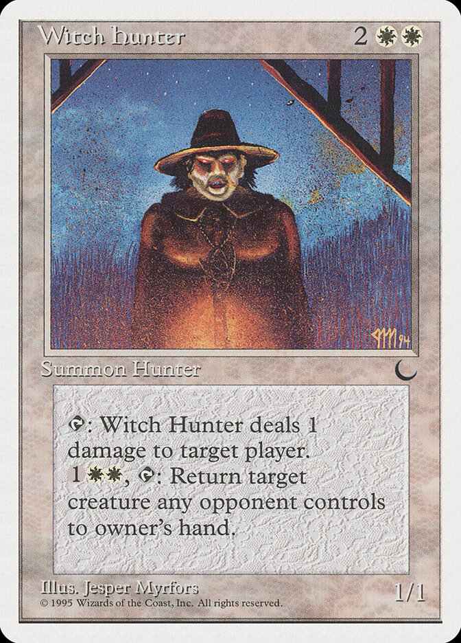 Witch Hunter card front