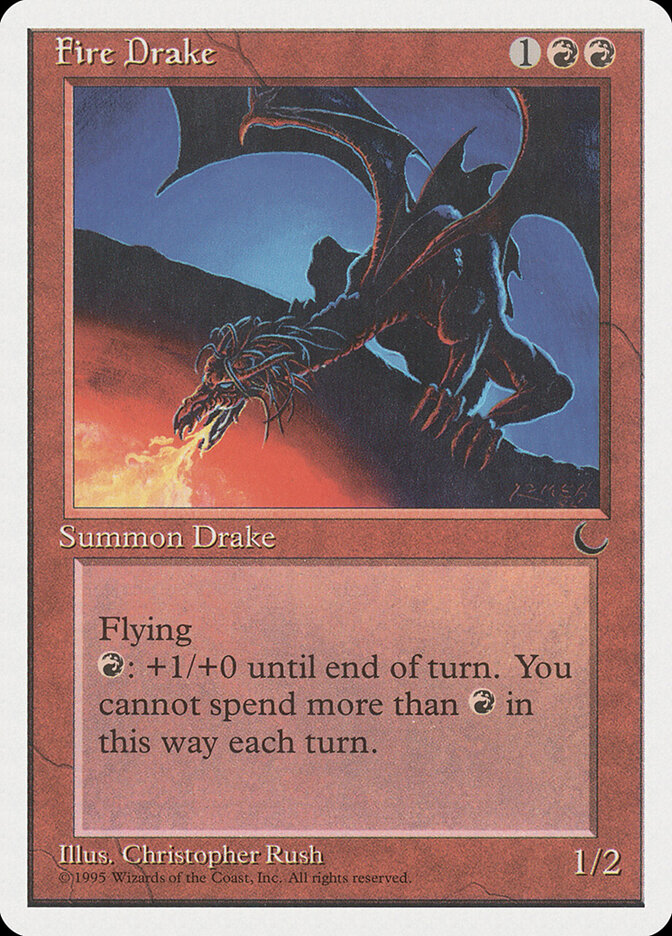 Fire Drake card front