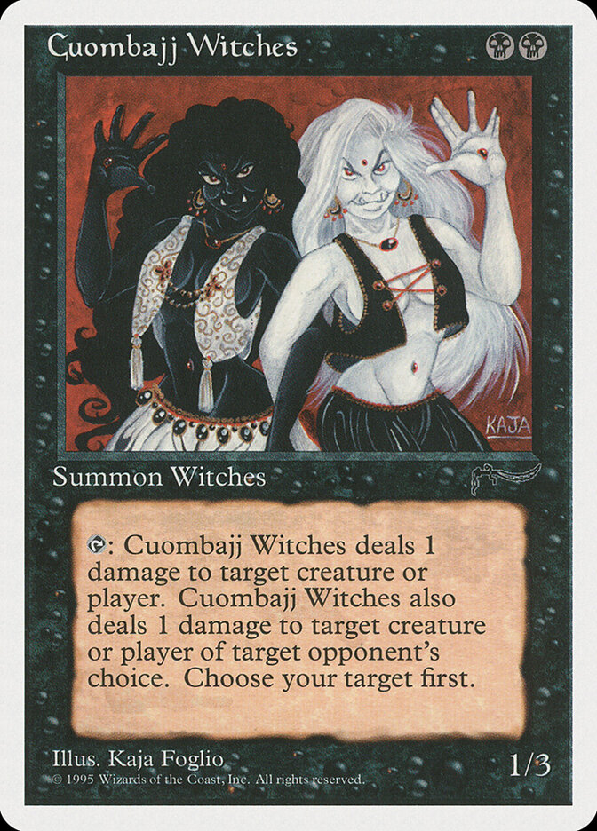 Cuombajj Witches card front