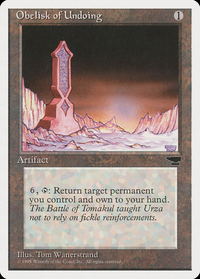 Obelisk of Undoing card front