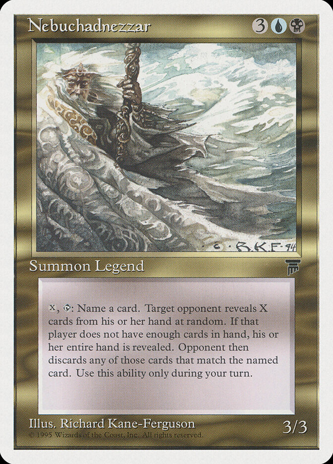Nebuchadnezzar card front