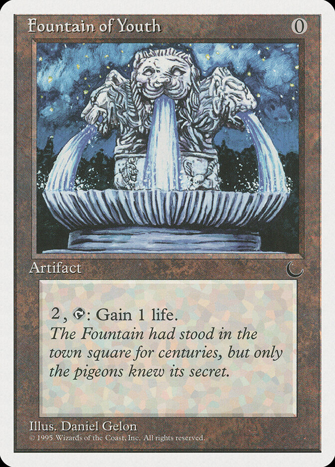 Fountain of Youth card front