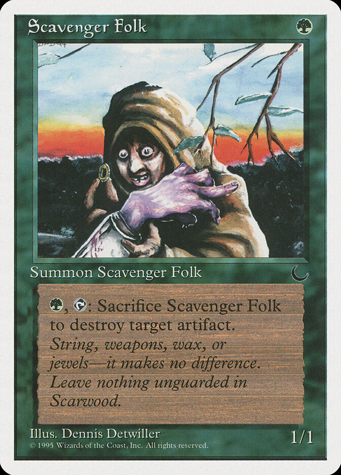 Scavenger Folk card front