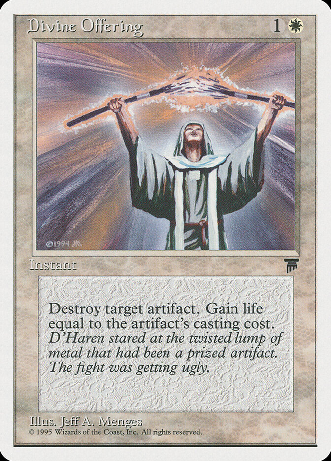Divine Offering card front