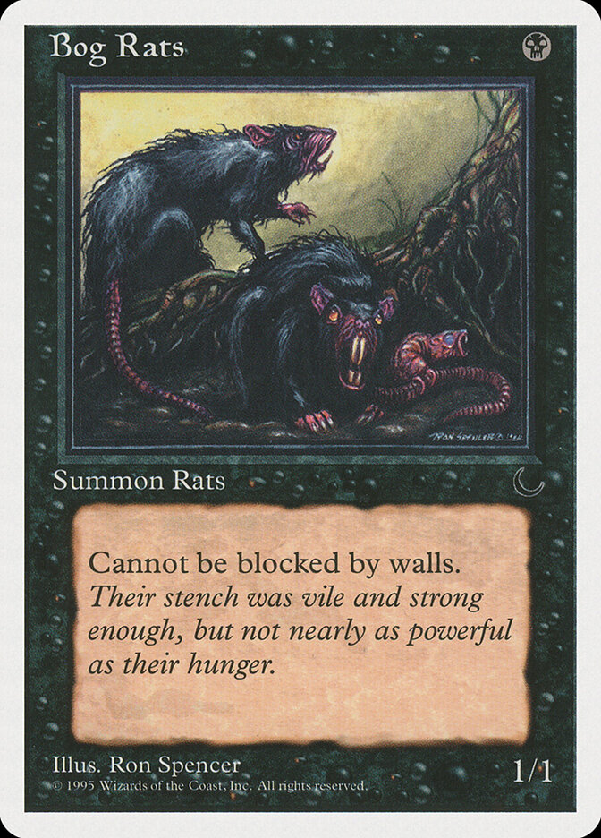 Bog Rats card front