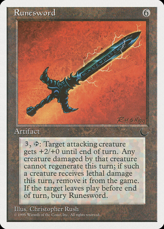 Runesword card front