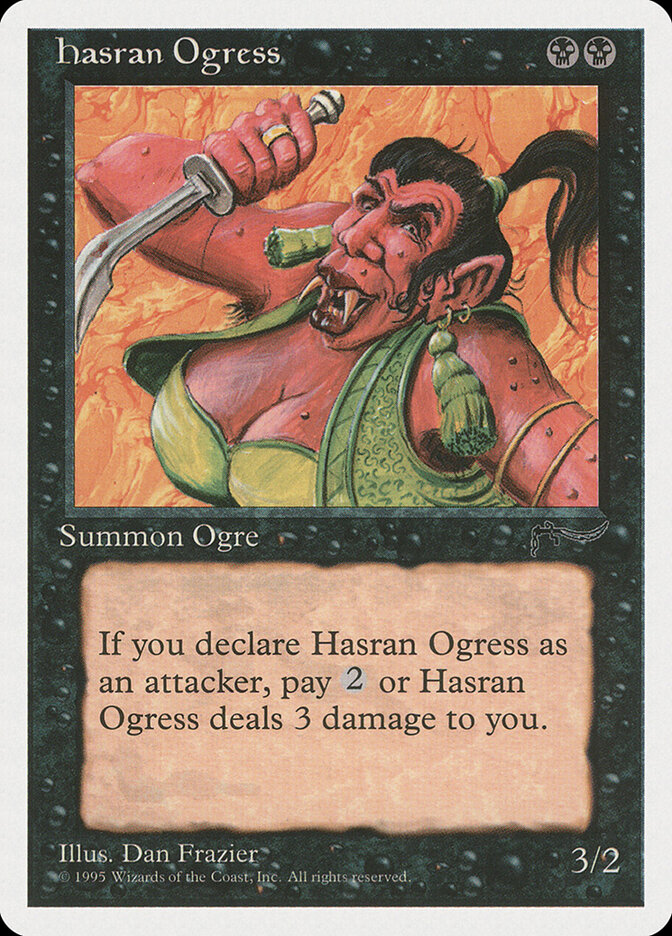 Hasran Ogress card front