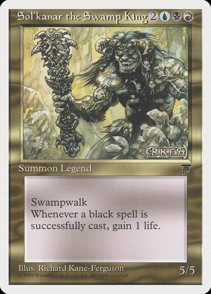 Sol'kanar the Swamp King card front