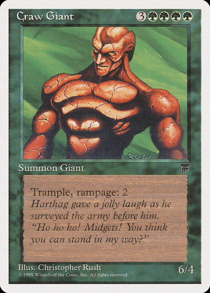 Craw Giant card front