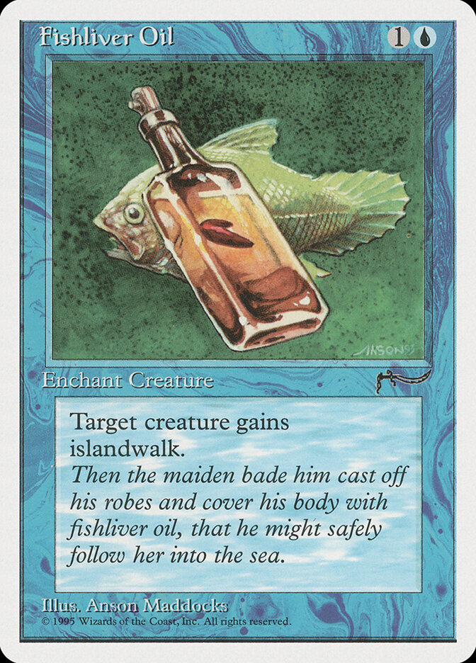 Fishliver Oil card front
