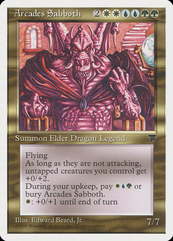 Arcades Sabboth card front