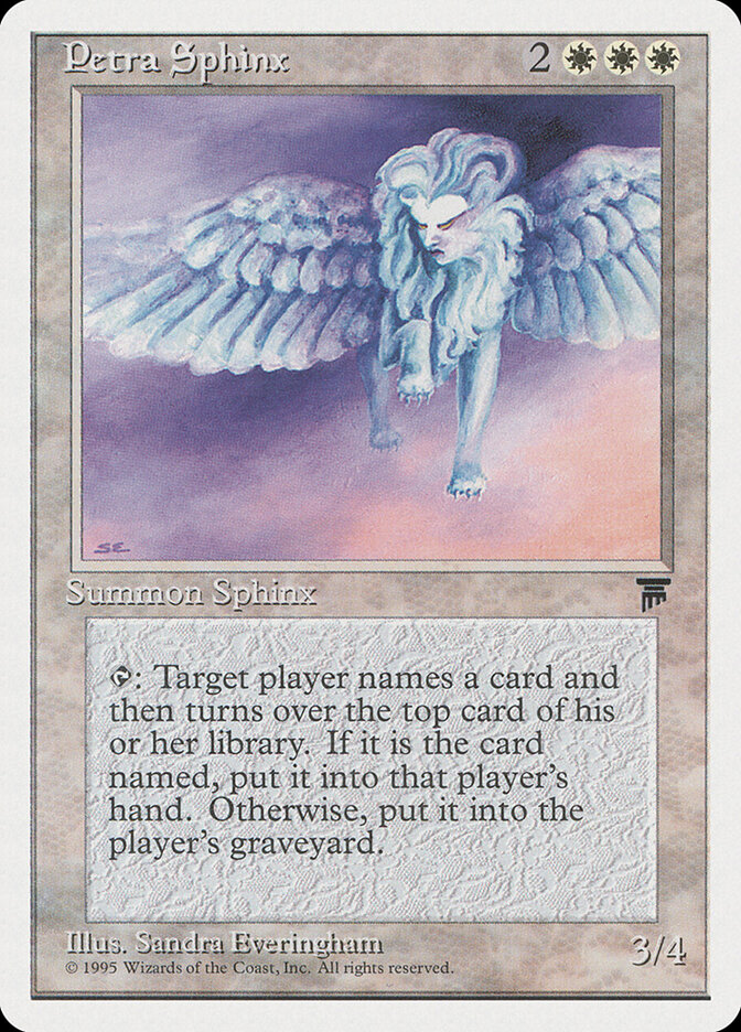 Petra Sphinx card front