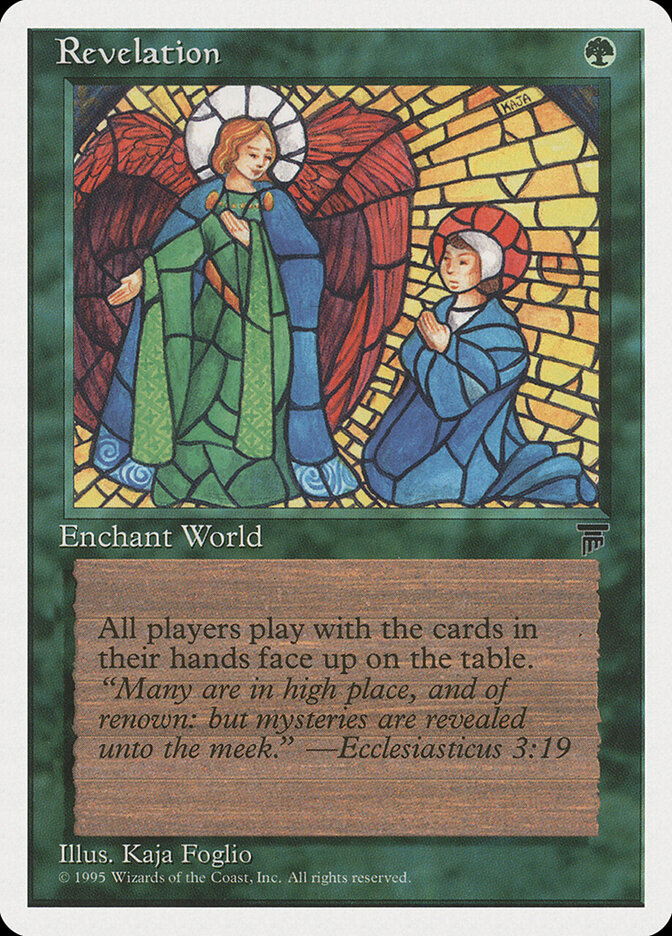 Revelation card front