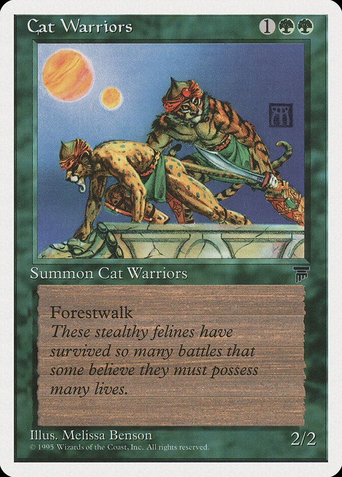 Cat Warriors card front