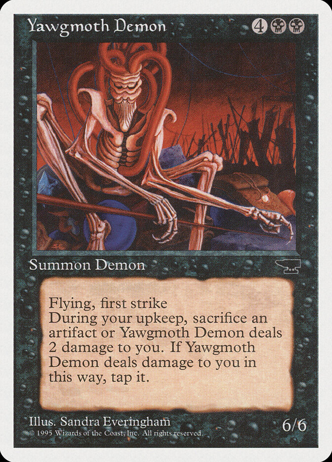 Yawgmoth Demon card front