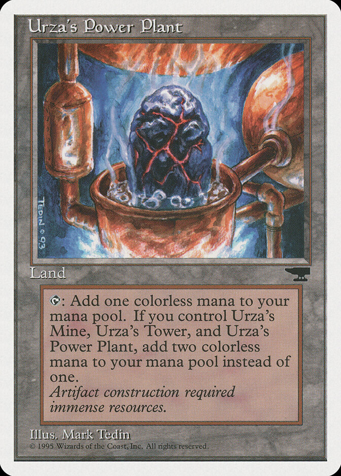 Urza's Power Plant card front
