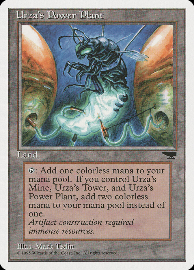 Urza's Power Plant card front