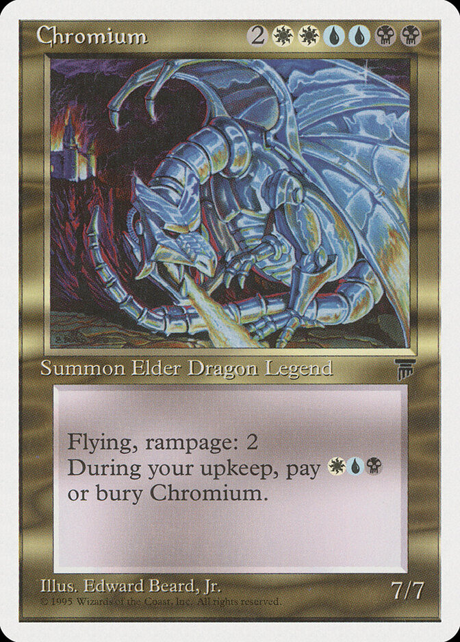 Chromium card front