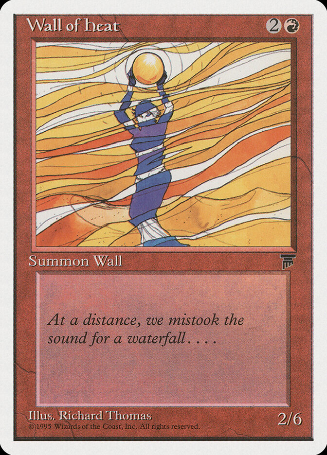 Wall of Heat card front
