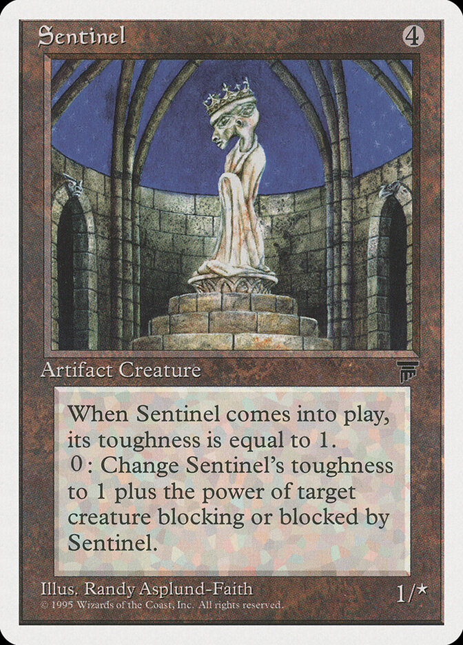 Sentinel card front