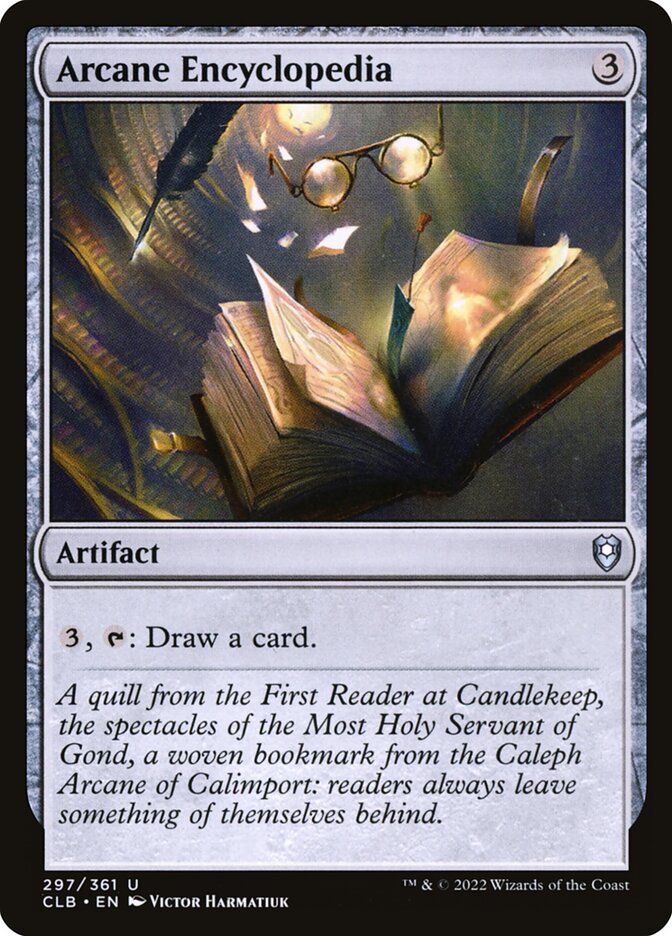 Arcane Encyclopedia card front