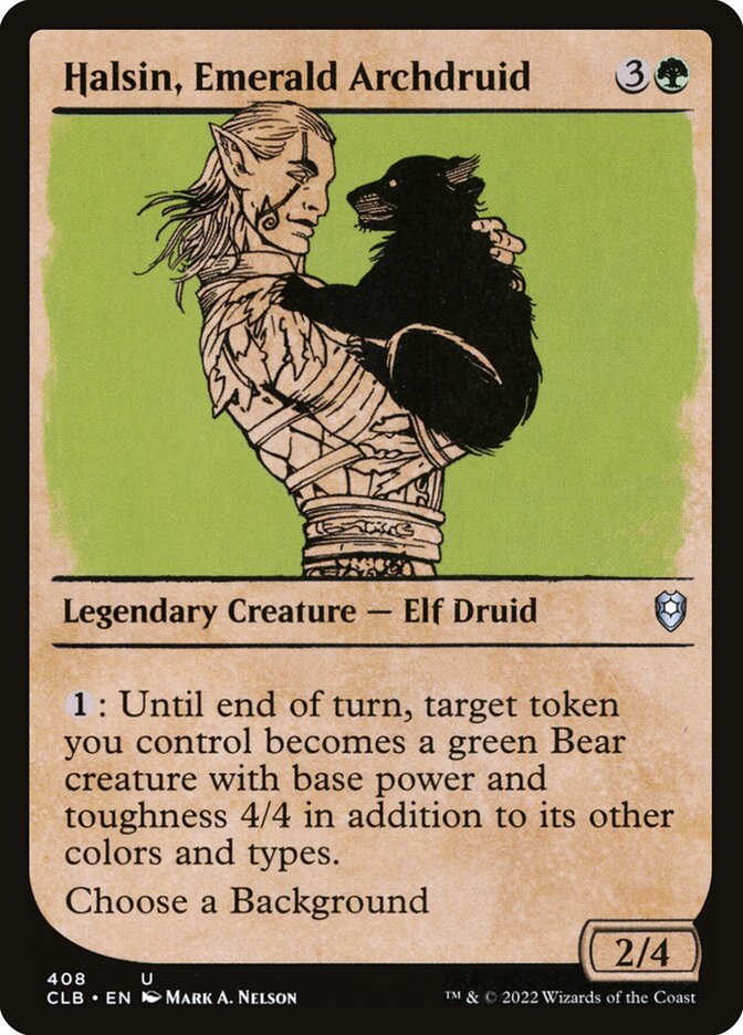 Halsin, Emerald Archdruid card front