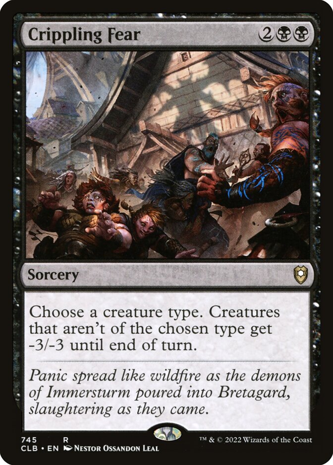 Crippling Fear card front